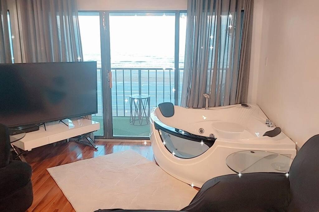Bello Condominio Con Vista Al Mar, Jacuzzi Interno Galveston Dış mekan fotoğraf