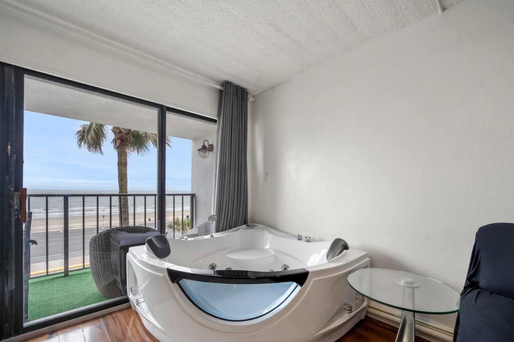 Bello Condominio Con Vista Al Mar, Jacuzzi Interno Galveston Dış mekan fotoğraf