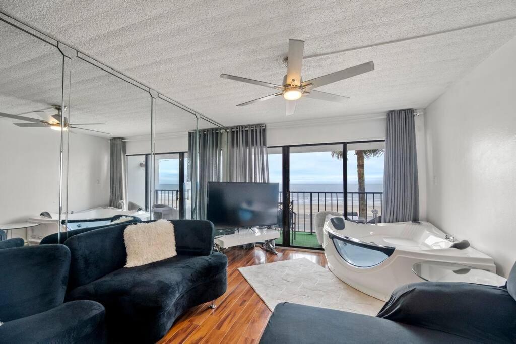 Bello Condominio Con Vista Al Mar, Jacuzzi Interno Galveston Dış mekan fotoğraf